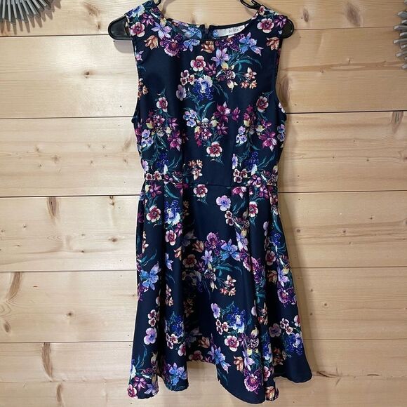 I’m in love with Derek Blue Floral Dress - Picture 1 of 3